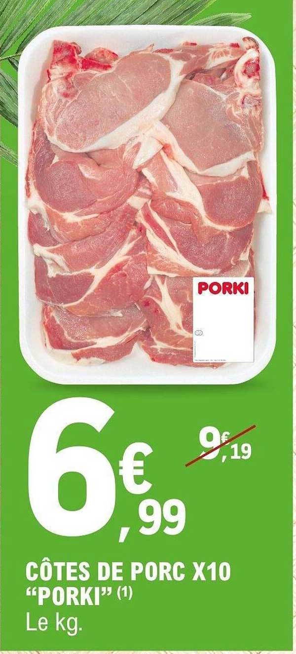 CÔTES DE PORC X10 “PORKI” (1)