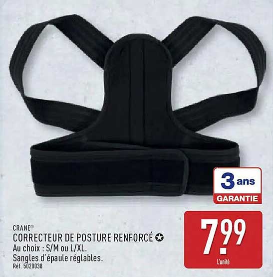 CRANE® CORRECTEUR DE POSTURE RENFORCÉ