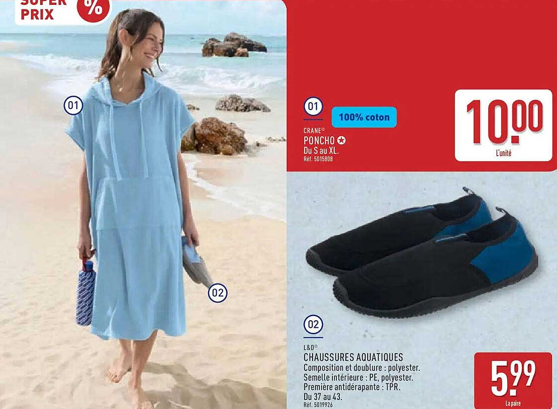 CRANE PONCHO Du S au XL. Réf. 5015806