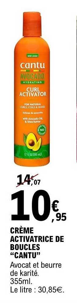 CRÈME ACTIVATRICE DE BOUCLES “CANTU”