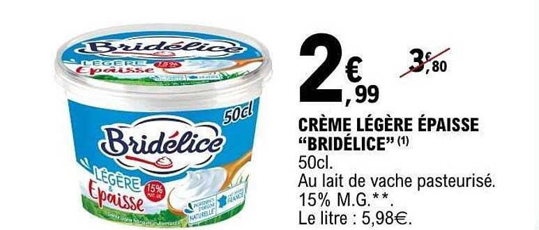 CRÈME LÉGÈRE ÉPAISSE “BRIDÉLICE” (1)