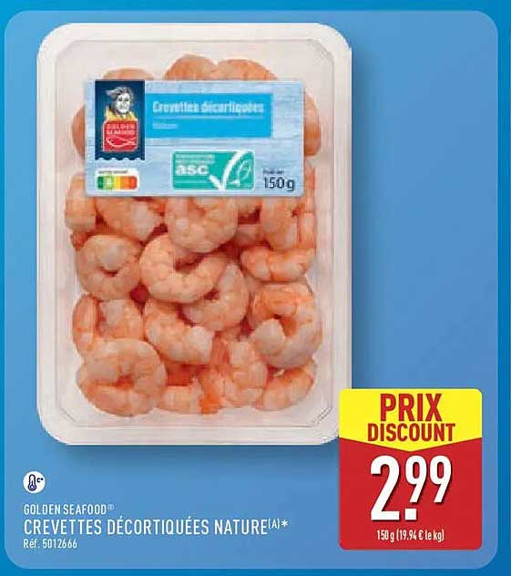 CREVETTES DÉCORTIQUÉES NATURE(A)*
