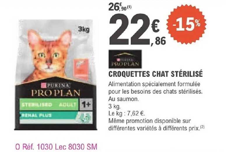 CROQUETTES CHAT STÉRILISÉ