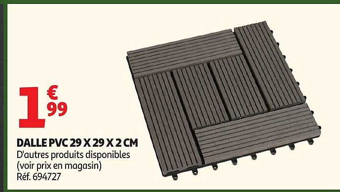 DALLE PVC 29 X 29 X 2 CM