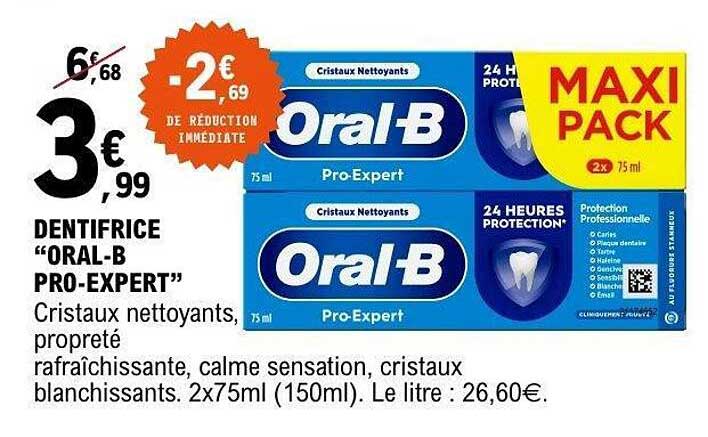 DENTIFRICE “ORAL-B PRO-EXPERT”