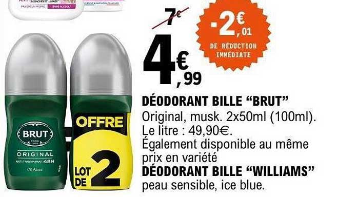DÉODORANT BILLE “BRUT”