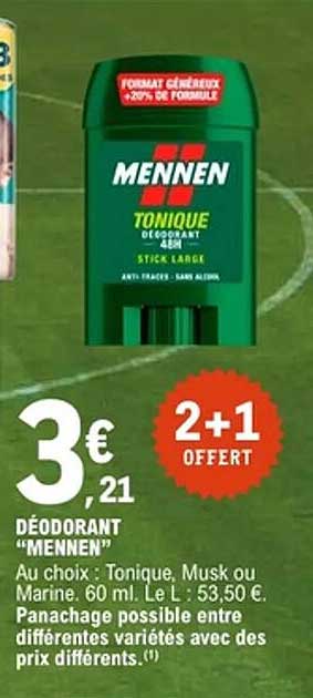 DÉODORANT "Mennen"