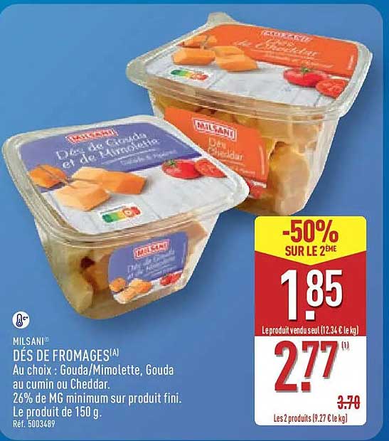 DÉS DE FROMAGES