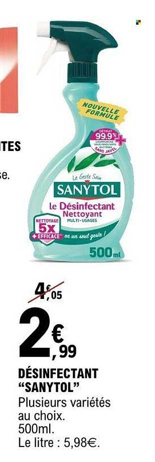 DÉSINFECTANT “SANYTOL”