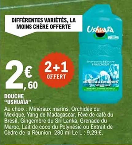 DIFFÉRENTES VARIÉTÉS, LA MOINS CHÈRE OFFERTE