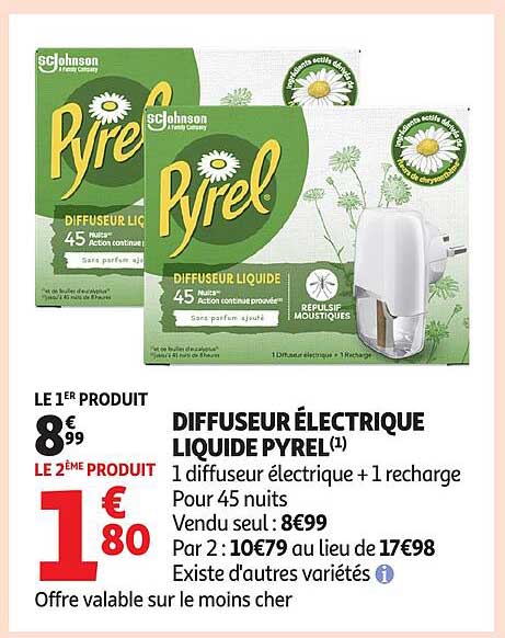 DIFFUSEUR ÉLECTRIQUE LIQUIDE PYREL(1)