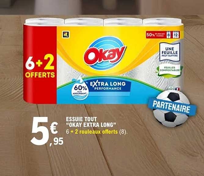 ESSUIE TOUT "OKAY EXTRA LONG" 6 + 2 rouleaux offerts