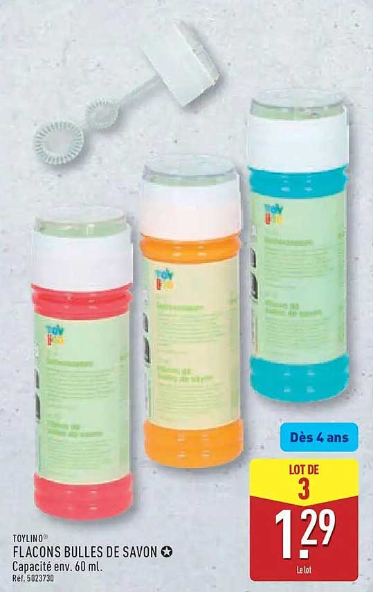 FLACONS BULLES DE SAVON