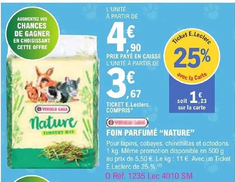 FOIN PARFUMÉ “NATURE”