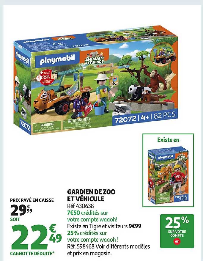 GARDIEN DE ZOO ET VÉHICULE