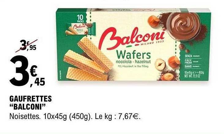 GAUFRETTES "BALCONI"