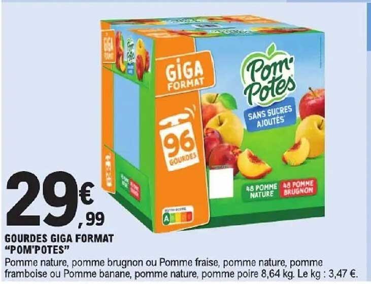 GOURDES GIGA FORMAT “POM'POTES”