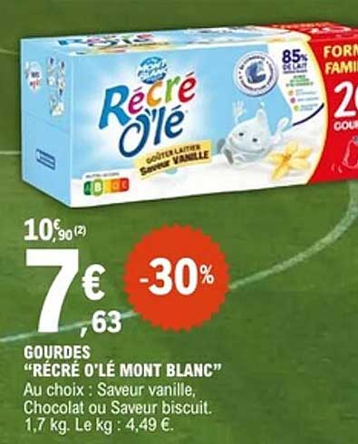 GOURDES "RECRÉ O' LÉ MONT BLANC"