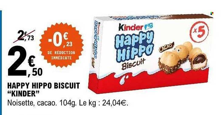 HAPPY HIPPO BISCUIT “KINDER”