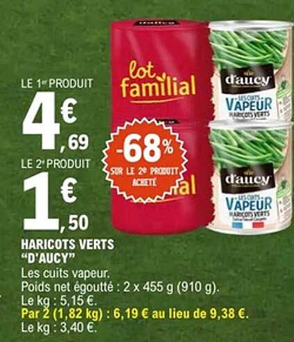 HARICOTS VERTS “D’AUCY”
