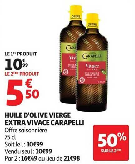 HUILE D'OLIVE VIERGE EXTRA VIVACE CARAPELLI