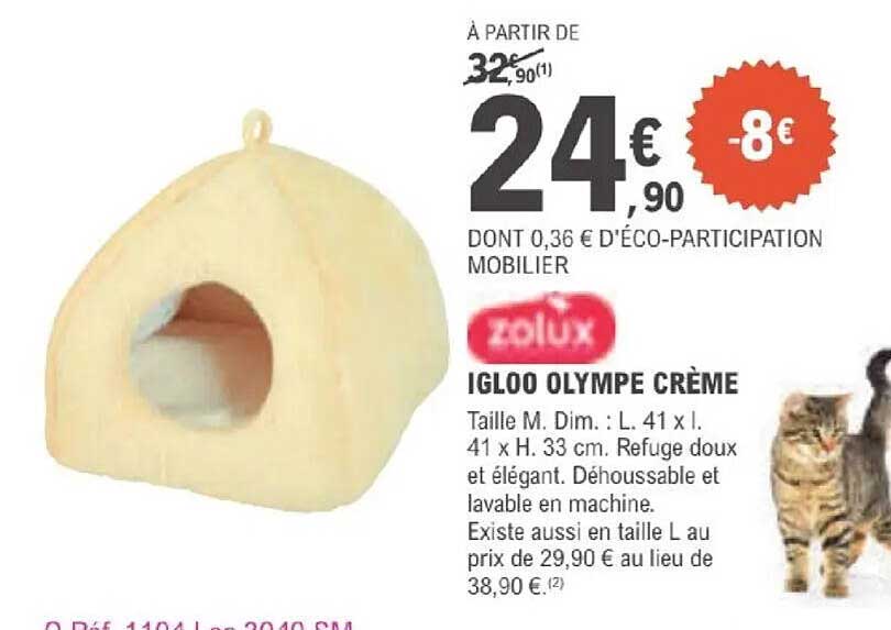 IGLOO OLYMPE CRÈME