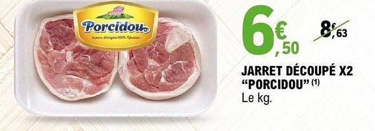 JARRET DÉCOUPÉ X2 “PORCIDOU” (1)
