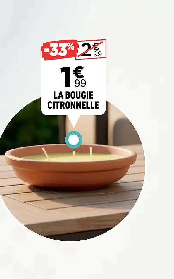 LA BOUGIE CITRONNELLE