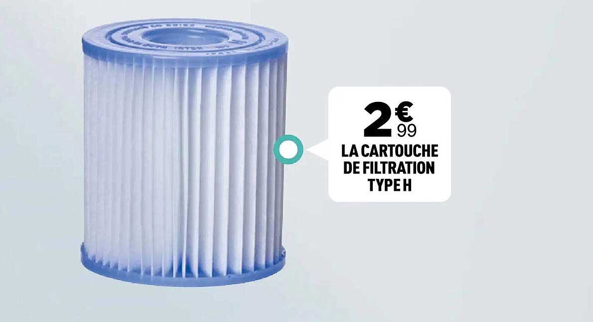 LA CARTOUCHE DE FILTRATION TYPE H