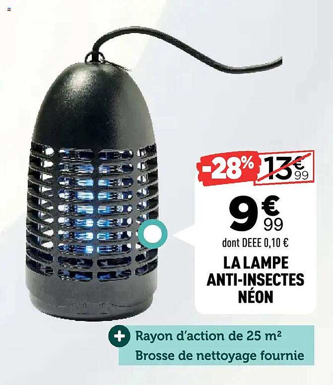 LA LAMPE ANTI-INSECTES NÉON