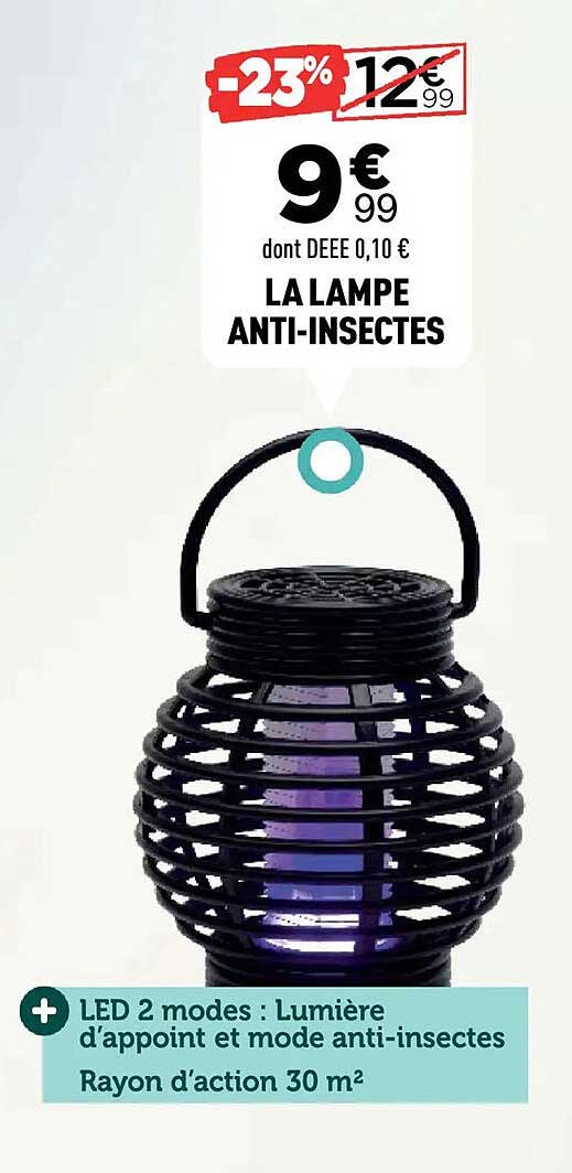LA LAMPE ANTI-INSECTES