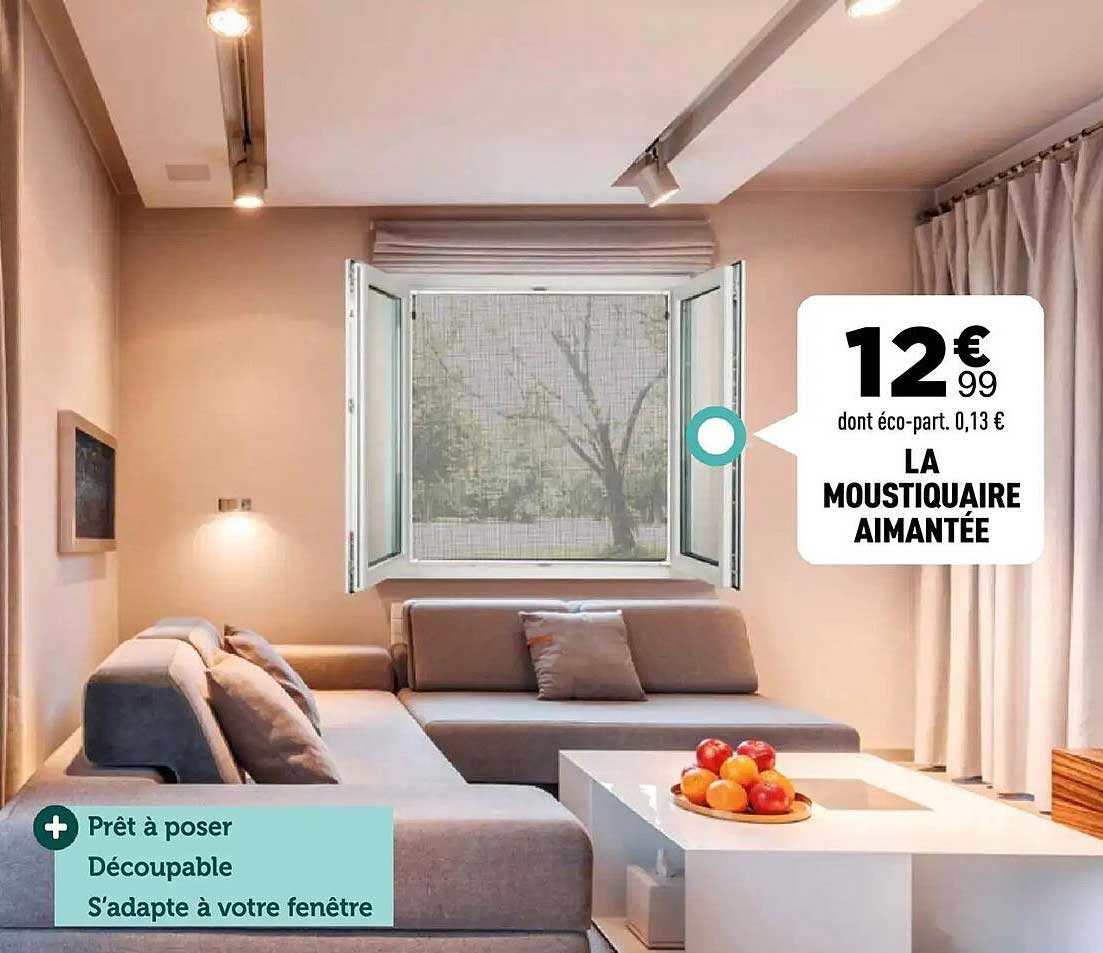 LA MOUSTIQUAIRE AIMANTÉE