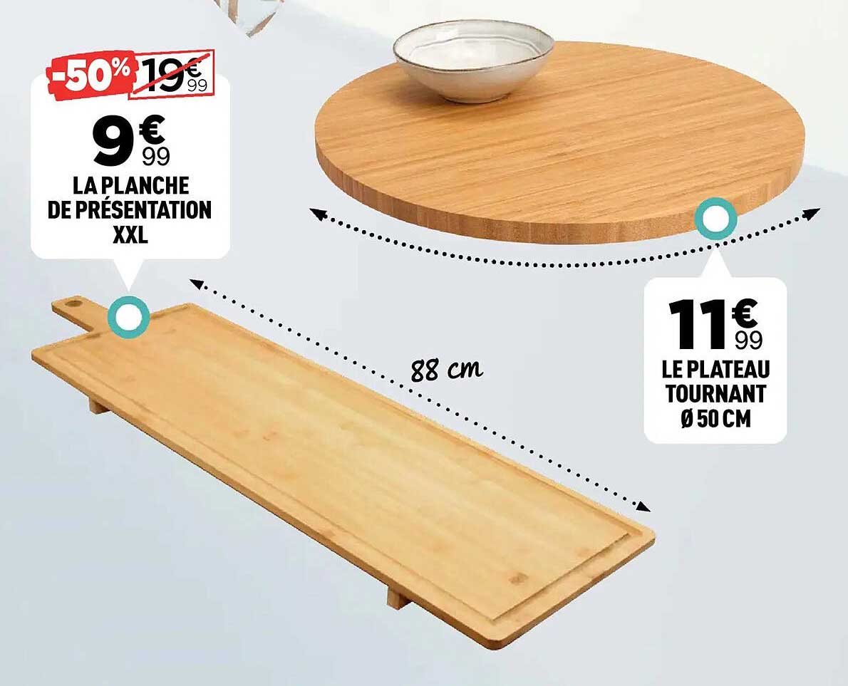 LA PLANCHE DE PRÉSENTATION XXL