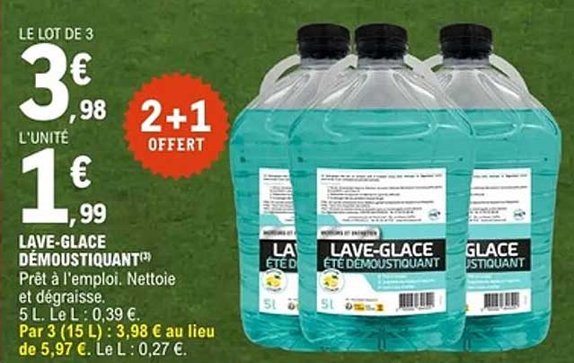 LAVE-GLACE DÉMOUSTIQUANT™