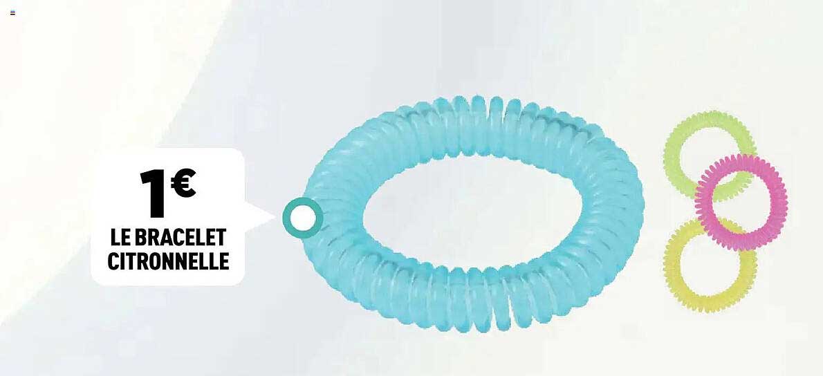 LE BRACELET CITRONNELLE
