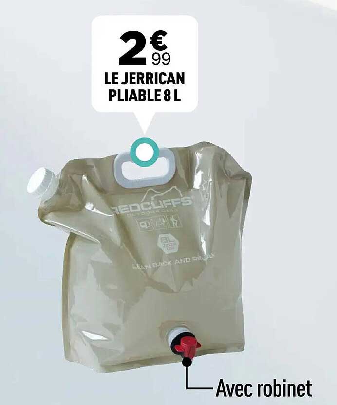 LE JERRICAN PLIABLE 8 L