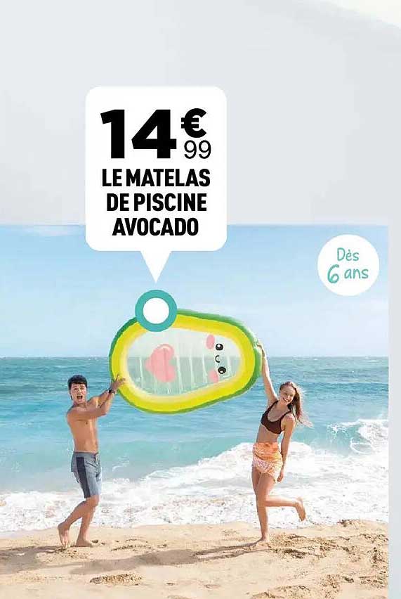 LE MATELAS DE PISCINE AVOCADO