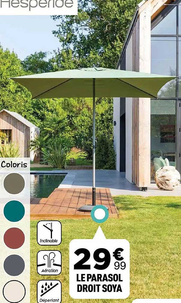 LE PARASOL DROIT SOYA