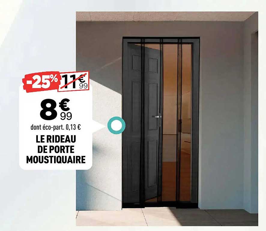 LE RIDEAU DE PORTE MOUSTIQUAIRE
