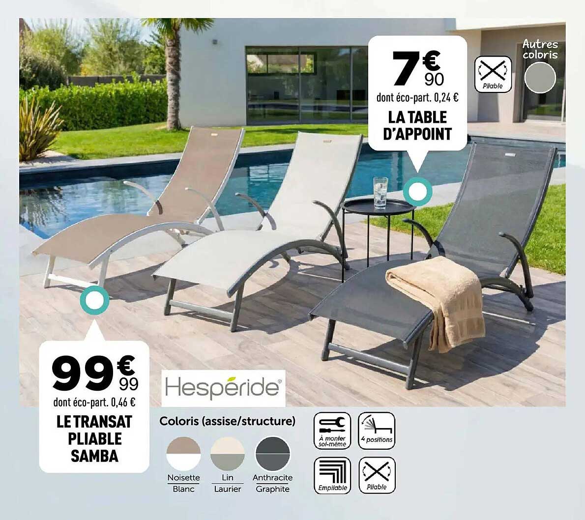LE TRANSAT PLIABLE SAMBA