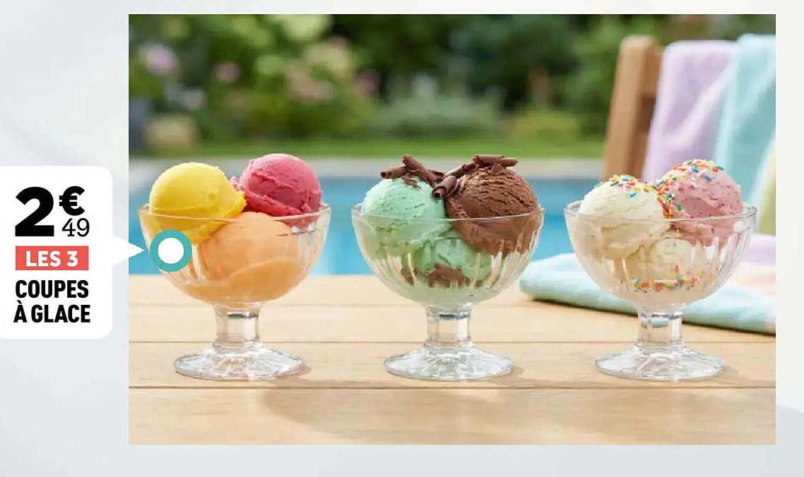 LES 3 COUPES À GLACE
