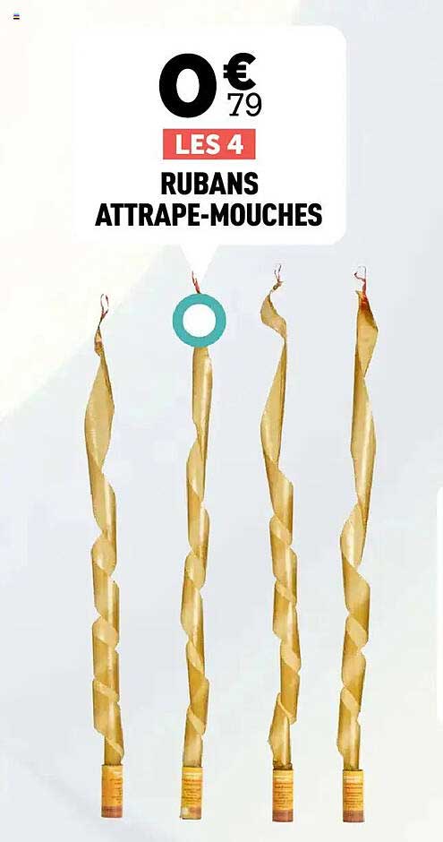LES 4 RUBANS ATTRAPE-MOUCHES
