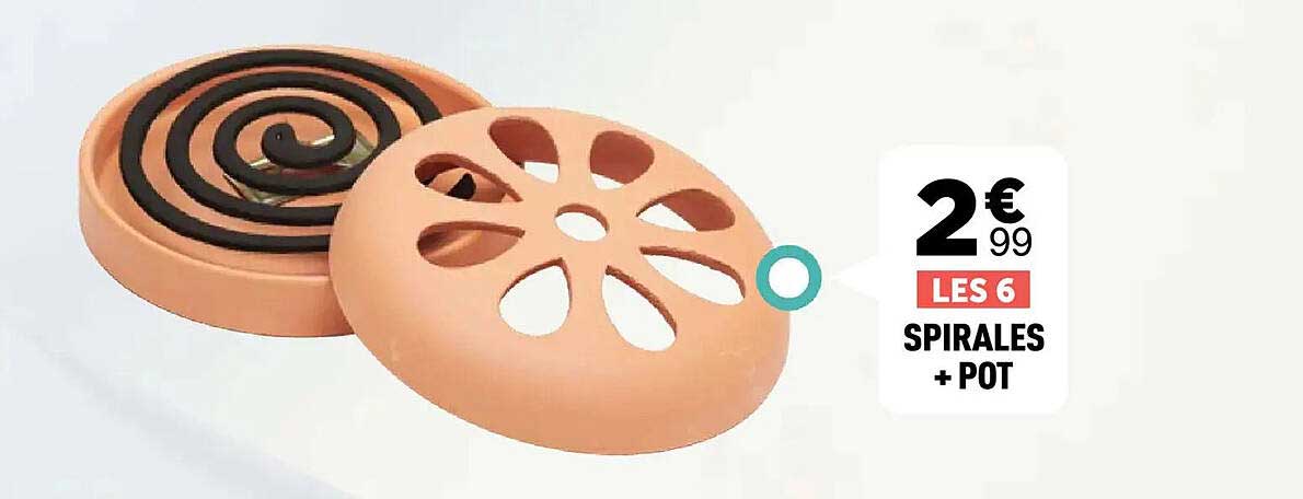 LES 6 SPIRALES + POT