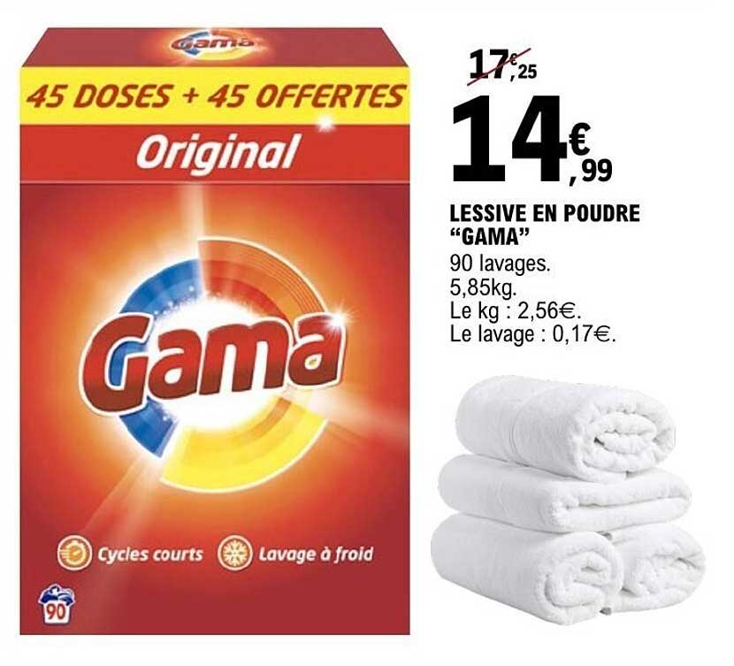 LESSIVE EN POUDRE “GAMA”