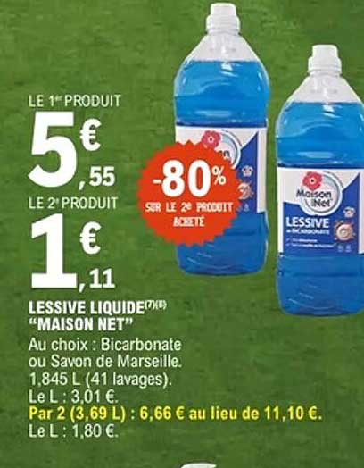 LESSIVE LIQUIDE(""MAISON NET"")