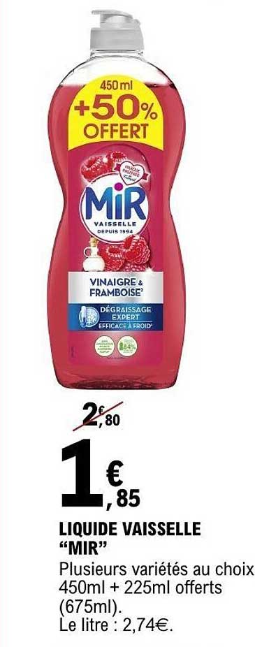 LIQUIDE VAISSELLE “MIR”