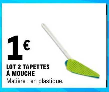 LOT 2 TAPETTES À MOUCHE