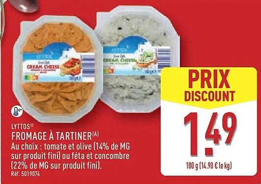 LYTTOS® FROMAGE À TARTINER