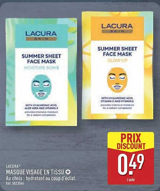 MASQUE VISAGE EN TISSU