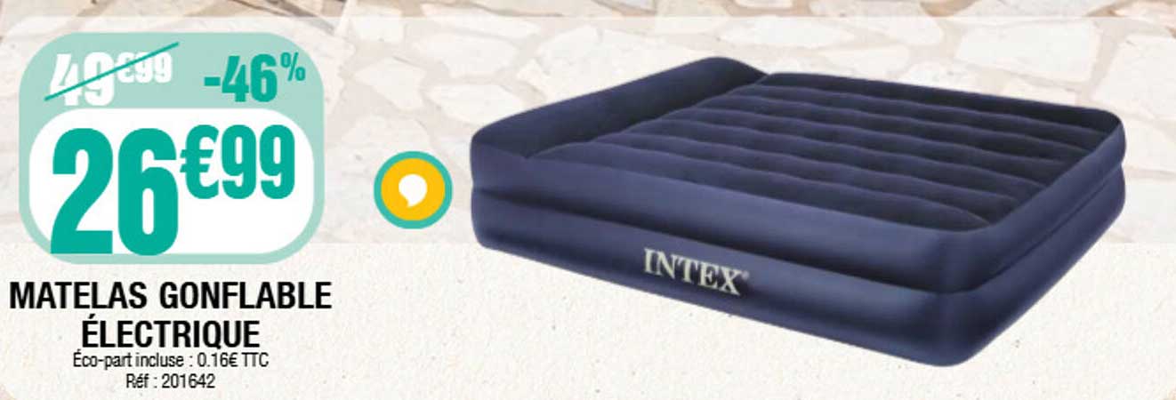 MATELAS GONFLABLE ÉLECTRIQUE